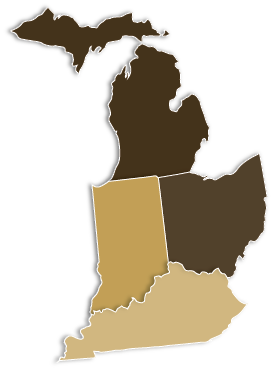 eastern cornbelt highlighted map