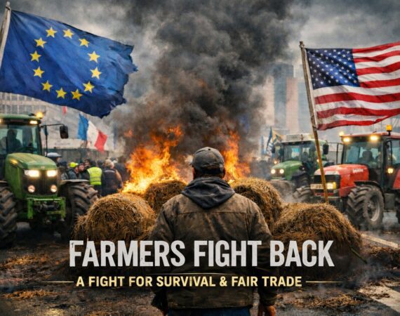 The Farmer Revolt in Europe, A Fight for Survival. 2 Farmers Fight Back