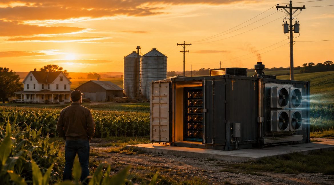 Beyond the Acres: How One Farmer Used Farmland Equity to Pursue a New Opportunity in Bitcoin Mining 1 Bitcoin Mining On The Farm